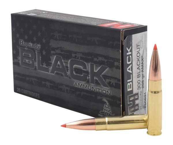 Hornady 80891 Black  300Blackout 208gr Hornady A Max 20 Per Box/10 Case