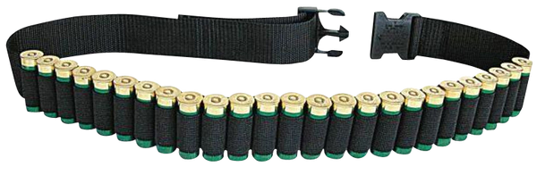 Allen 211 Shotgun Shell Belt  Black Cordura 25rd Shotgun Waist Mount