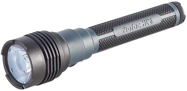 Streamlight 88132 ProTac HL 6 Flashlight  Black Anodized 450/1,500/5,300 Lumens White LED