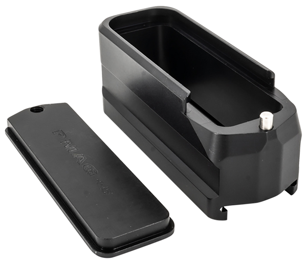 Shield Arms SAMEPMAG5BLK Magazine Extension  5rd Compatible w/ Magpul PMAG Gen M3 Black Anodized Aluminum