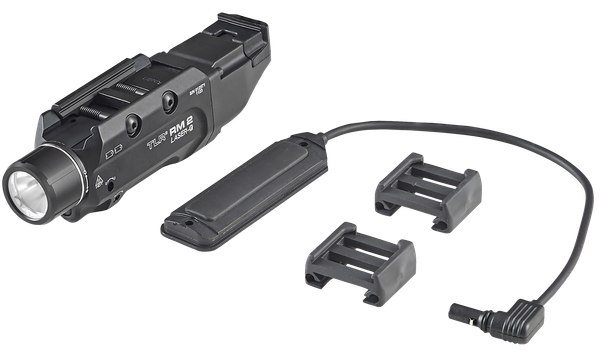 Streamlight 69453 TLR-2 RM w/Laser Black Aluminum, 1000 Lumens White LED Bulb/Green Laser, 297 Meters Beam, Picatinny Rail Mount