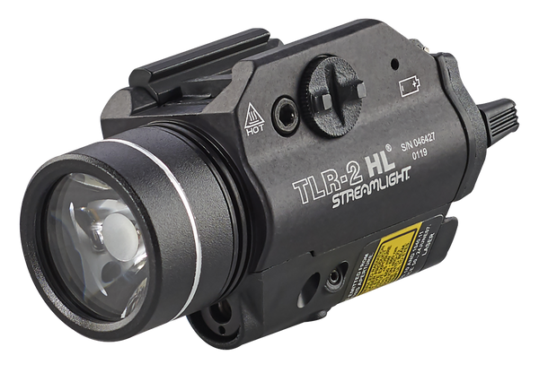 Streamlight 69261 TLR-2 HL Gun Light  Black Anodized 1,000 Lumens White LED Red Laser