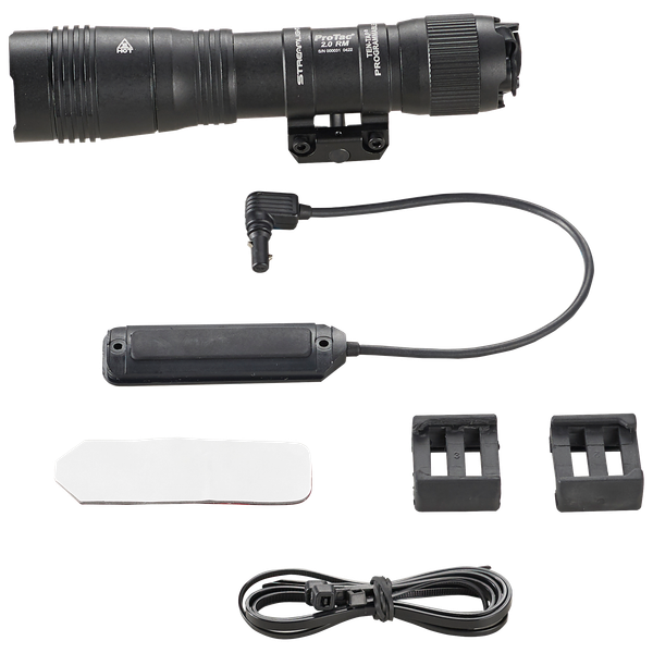 Streamlight 89009 ProTac 2.0  Black Anodized Aluminum, Rifle 250/2000 Lumens White LED, Bulb 266 Meters Beam, Picatinny Rail Mount