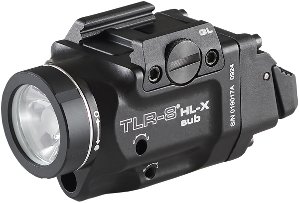 Streamlight 69466 TLR-8  Black Aluminum Glock 43x/48 1,000 Lumens Red Laser