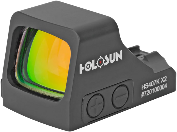 Holosun HE407K-GD-X2   Black 6 MOA Gold Dot Reticle