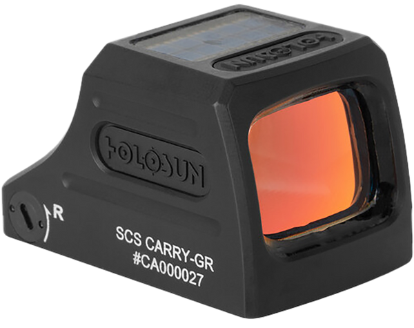 Holosun SCSCARRYGR SCS Carry Black Anodized 1 x 0.58" X 0.77" 2 MOA Green Dot/32 MOA Circle Multi Reticle