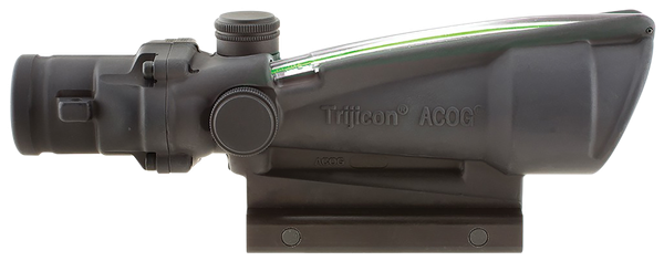 Trijicon 100156 ACOG  Black Hardcoat Anodized 3.5x35mm Illuminated Green Horseshoe .223/5.56 BDC Reticle