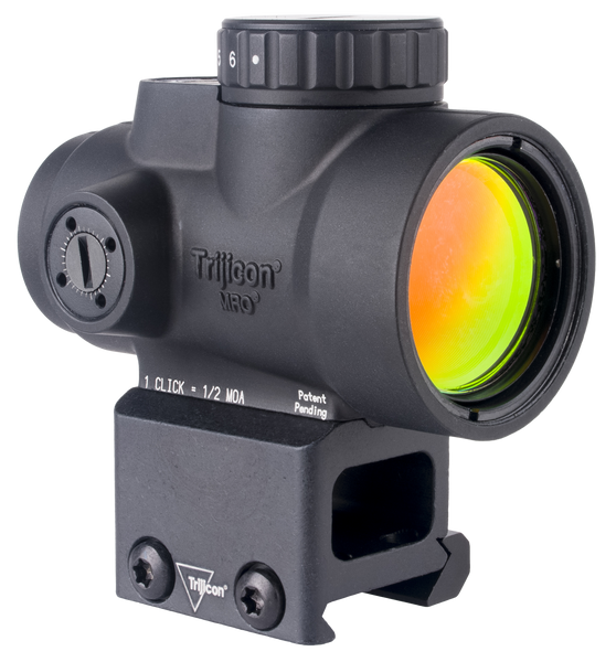 Trijicon 2200303 MRO SD  Black 1x25mm 2 MOA Red Dot Reticle Lower 1/3 Co-Witness Mount