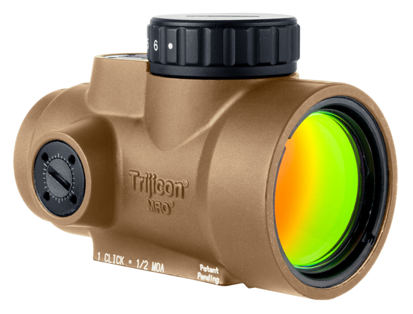 Trijicon 2200325 MRO SD  Coyote Tan 1x25mm 2 MOA Red Dot Reticle