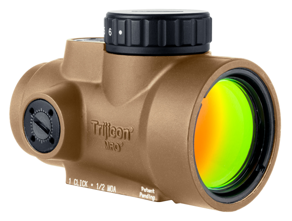 Trijicon 2200346 MRO SD  Coyote Tan 1x25mm 2 MOA Green Dot Reticle