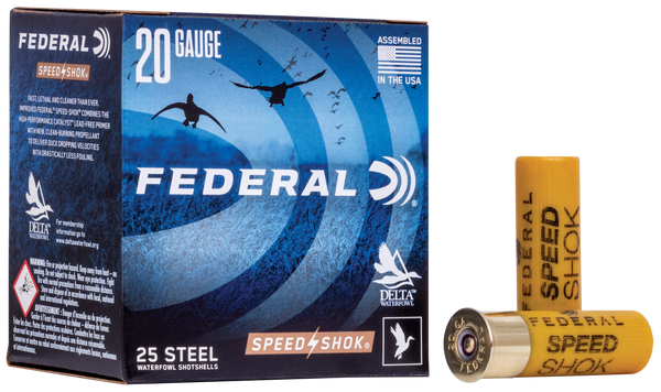 Federal WF2086 Speed-Shok  20Gauge 2.75" 3/4oz 6Shot 25 Per Box/10 Case