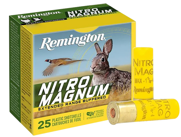 Remington Ammunition 20674 Nitro Magnum  20Gauge 3" 1 1/4oz 6Shot 25 Per Box/10 Case