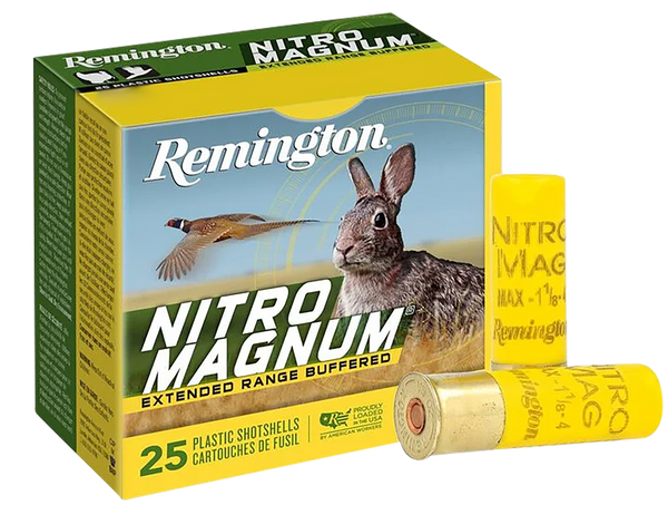 Remington Ammunition 20674 Nitro Magnum  20Gauge 3" 1 1/4oz 6Shot 25 Per Box/10 Case