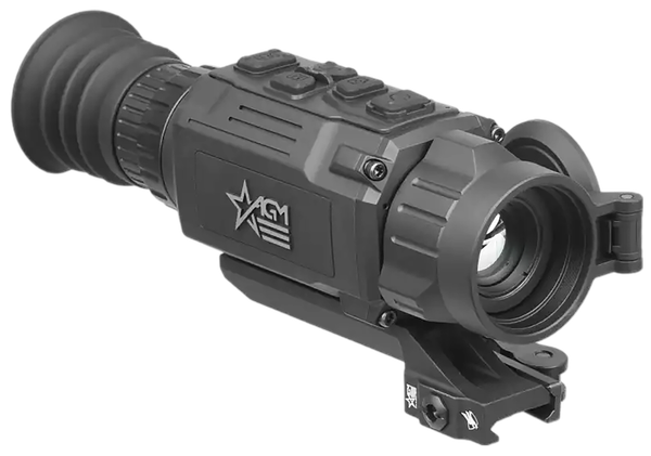 AGM Global Vision 314218550204R221 Rattler V2 25-256 Thermal Black 3.5-28x 25mm Multi Reticle, Digital 1x/2x/4x/8x Zoom 256x192, 50 Hz Resolution