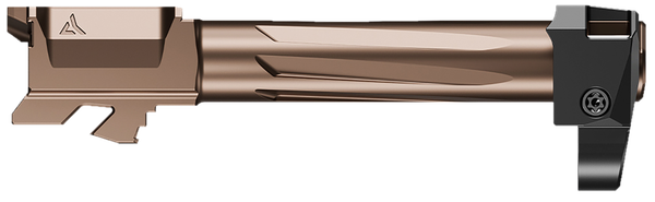 Radian Weapons R0832 Ramjet & Afterburner Combo 9mm Luger Compatible w/Glock 19 Gen5, Bronze Stainless Steel