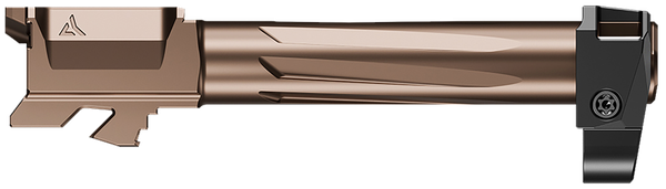 Radian Weapons R0834 Ramjet & Afterburner Combo 9mm Luger Compatible w/Glock 19 Gen4, Bronze Stainless Steel