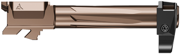 Radian Weapons R0845 Ramjet & Afterburner Combo 9mm Luger Compatible w/ Glock 48, Bronze Stainless Steel