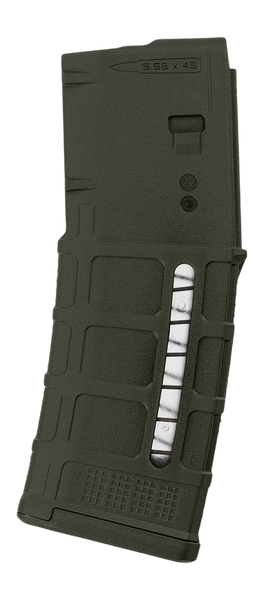 Magpul MAG556ODG PMAG Gen M3 Window 30rd 5.56x45mm/223Rem OD Green Polymer