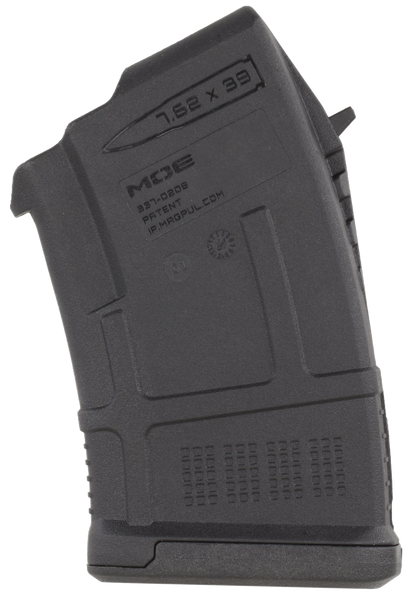 Magpul MAG657BLK PMAG MOE 10rd 7.62x39mm For AK-Platform/AKM Black Polymer