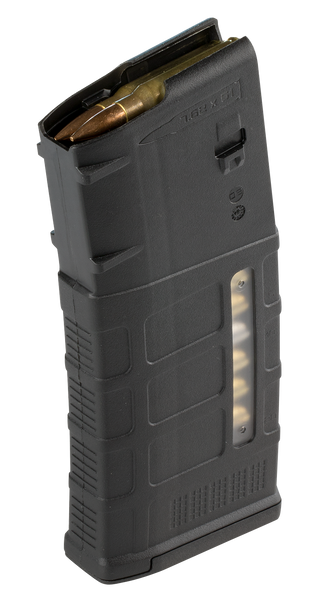 Magpul MAG577BLK PMAG GEN M3 25rd Detachable w/Capacity Window 308 Win/7.62x51mm NATO Fits AR-10/M110/SR25 Black Polymer