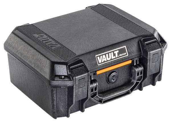 Pelican VCV200 Vault Case Medium Black Polymer Holds 2 Handguns