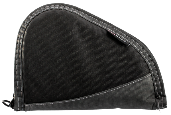 Allen 4448 Deluxe  Handgun Case Black w/Gray Trim, Foam Padding, Non-Absorbent Lining & Lockable Zipper 8" L