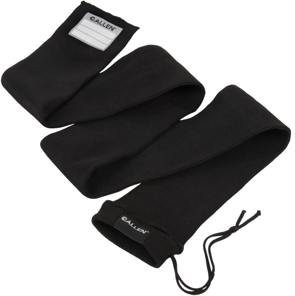 Allen 13173 Stretch Knit Gun Sock Black Silicone-Treated Knit w/Custom ID Labeling Holds Rifles with Scope or Shotguns 52" L x 3.75" W Interior Dimensions