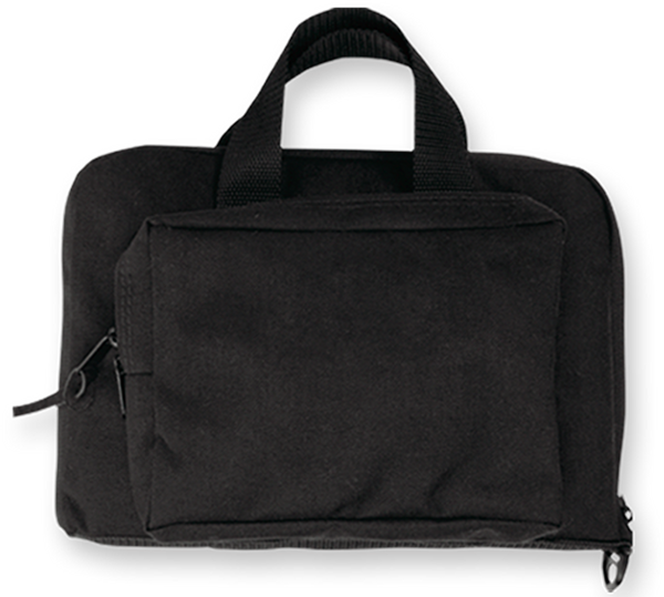 Bulldog BD915 Deluxe Mini Range Bag Black Water-Resistant Outer Shell, Inside Ammo & Magazine Pockets, Outer Storage Pockets