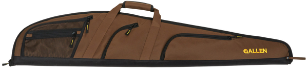Allen 99452 Daytona Shotgun Case 52" Mocha Brown Endura w/ Black Trim Adjustable Sling, 4 Pockets & Easy Clean Lining