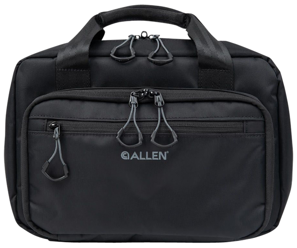 Allen 3639 Double Pistol Bag Black Nylon Holds 2 Handguns