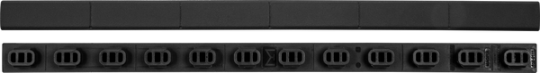 Magpul MAG602-BLK M-LOK Rail Covers Type 1  Black