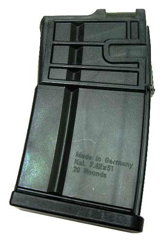 HK MAGAZINE MR762 7.62X51 20RD TRANSLUCENT SMOKE POLYMER