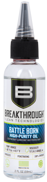 Breakthrough Clean BTO2OZ Battle Born High-Purity Oil 2 oz Squeeze Bottle