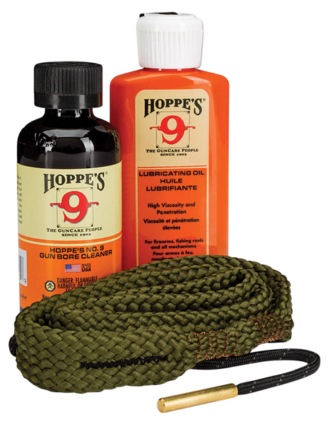 Hoppe's 110009 1-2-3 Done Cleaning Kit 9mm/ 38 Cal Pistols (Clam Package)