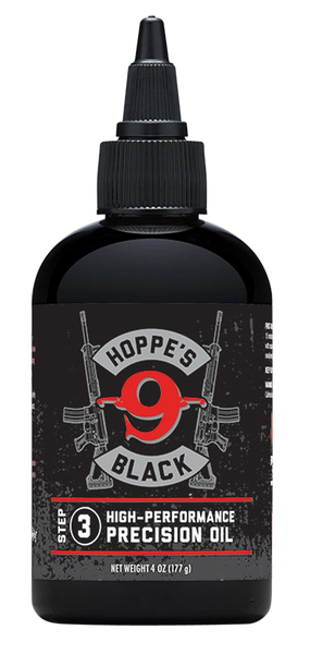 Hoppe's HBL4 Black Precision Oil Lubricates Prevents Rust & Corrosion  4 oz. Squeeze Bottle