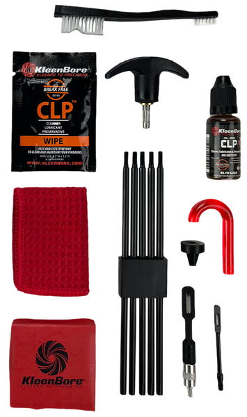 KleenBore UK213 Universal Cleaning Kit .22 Cal-12 Gauge Handguns/Rifles/Shotguns
