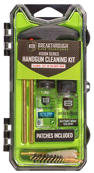 Breakthrough Clean BTECC9 Vision Series Cleaning Kit 9mm & 38 Cal Pistol/9 Pieces Multi-Color