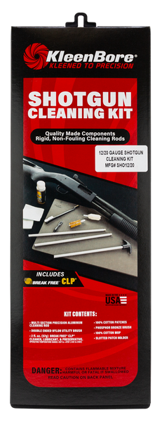 KleenBore SHO1220 Classic Cleaning Kit 12 / 20 Gauge Shotgun