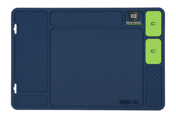 Breakthrough Clean BTSGMF Fishing Reel Cleaning Shield Mat Blue PVC