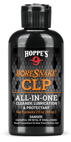 Hoppe's HSO BoreSnake Oil CLP Cleans Lubricates Prevents Rust Pinpoint Applicator 2 oz. Squeeze Bottle