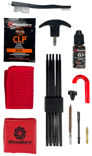 KleenBore K204 Rifle Classic Cleaning Kit .25/ .243/ 6.5mm Cal