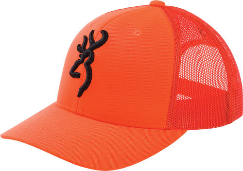 BROWNING CAP PROOF BLAZEORANGE W/BUCKMARK MESH BACK MID PRFLE