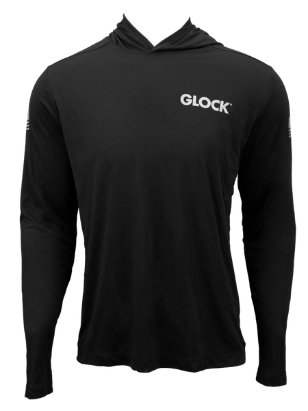 GLK AP96411 HOODED PERFORMANCE SHIRT L   BLK