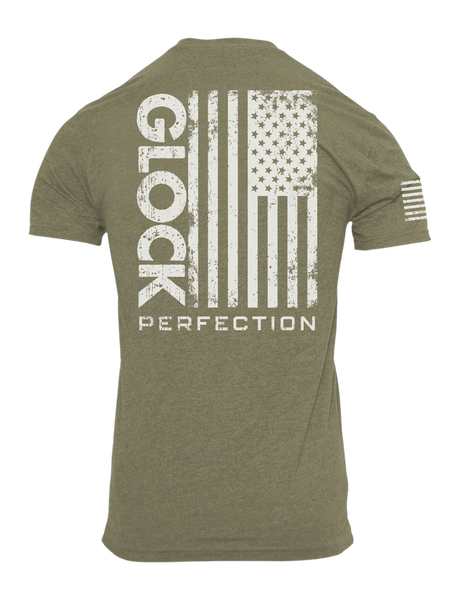GLK AP96398 PERFECTION FLAG TEE M   GRN