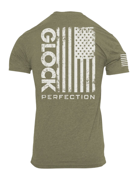 GLK AP96400 PERFECTION FLAG TEE XL  GRN