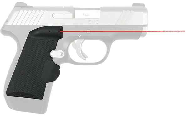 Crimson Trace 0185101 Lasergrips  Fits Kimber EVO SP/TLE/Raptor, Red Laser Black Polymer