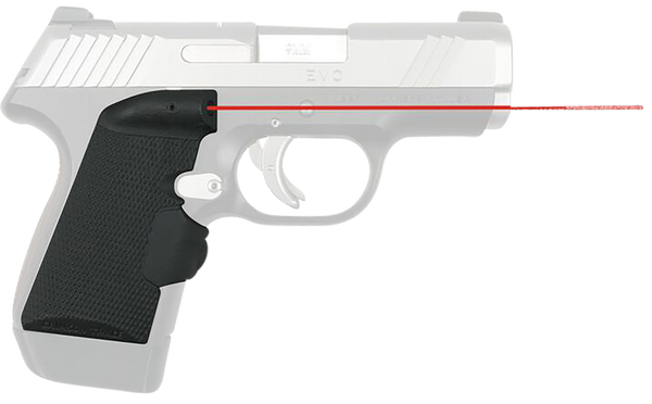 Crimson Trace 0185101 Lasergrips  Fits Kimber EVO SP/TLE/Raptor, Red Laser Black Polymer