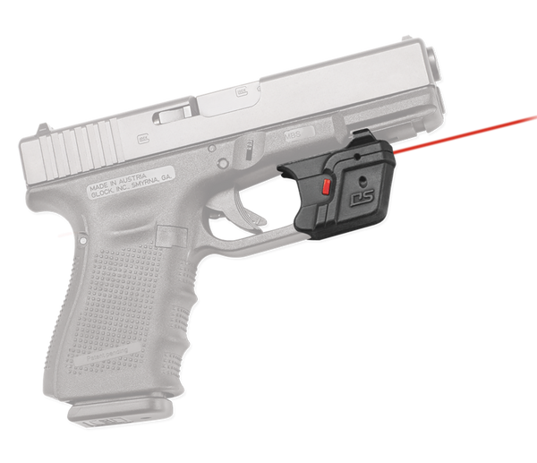 Crimson Trace 0151001 Accu-Guard Laser Sight Defender Series Black Polymer, Red Laser 5mW Output, 620-670nM Wavelength, Fits Glock, Trigger Guard Mount