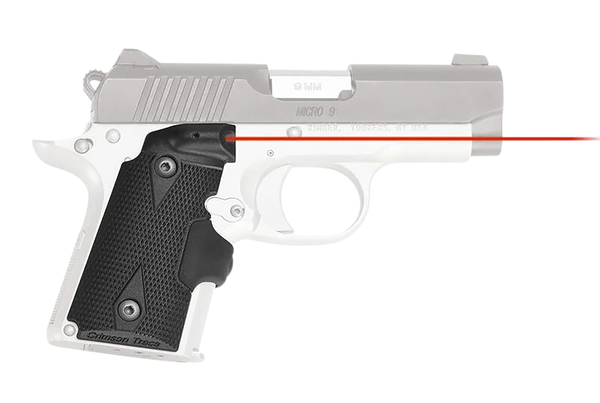 Crimson Trace 0152601 Lasergrips  Fits Kimber Micro 9, Red Laser Black Polymer