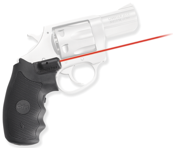 Crimson Trace 0122301 Lasergrips  Fits Charter Arms Revolvers, Red Laser 633nM Wavelength 5mW Output, Black Polymer